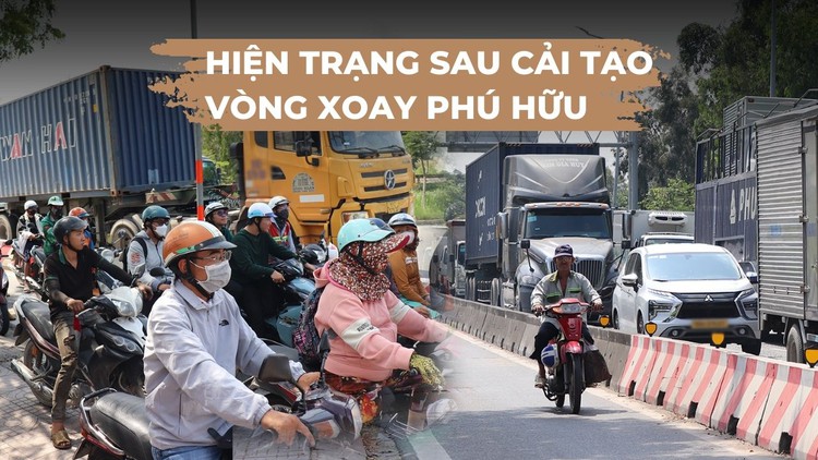 Cải tạo vòng xoay Phú Hữu, người dân an tâm nhưng vẫn lo ‘kẹt xe’