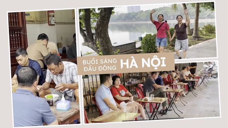 Xao xuyến food tour 'chút quà sáng, cốc cà phê' sớm đầu đông Hà Nội