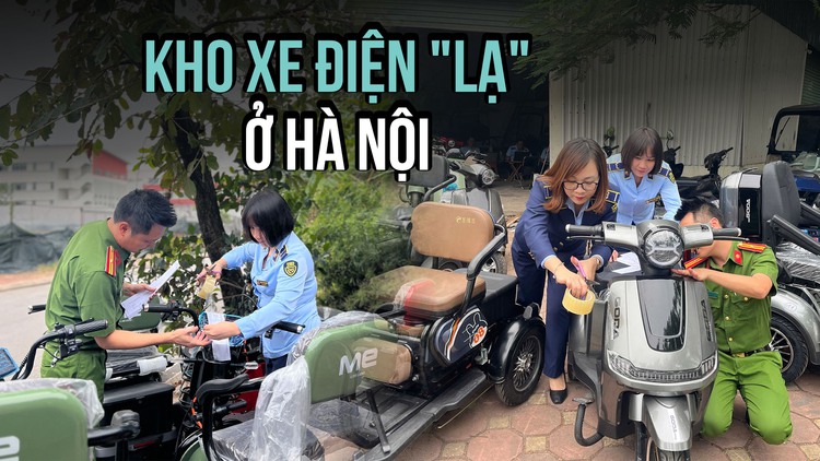 Cận cảnh kho xe điện lạ nghi nhập lậu, lắp ráp 'chui' tại Hà Nội