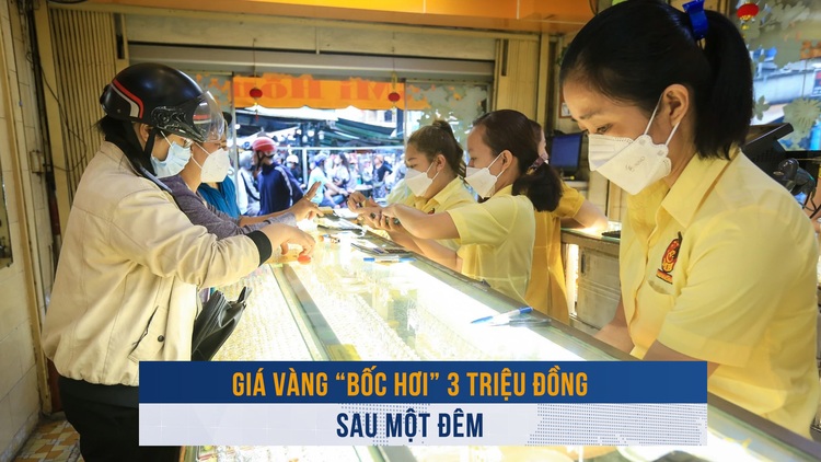 Biến động vàng ngày 7.11: Giá vàng 'bốc hơi' 3 triệu đồng sau một đêm