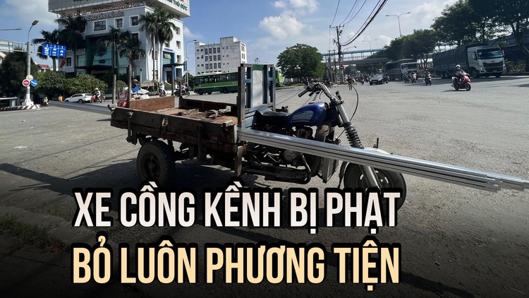 Nan giải xử lý xe chở cồng kềnh: Chủ bỏ phương tiện, không nộp phạt