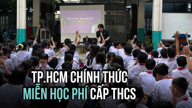 TP.HCM chính thức công bố miễn học phí cấp THCS