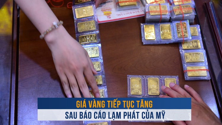 Biến động vàng ngày 12.12: Giá vàng tiếp tục tăng sau báo cáo lạm phát của Mỹ