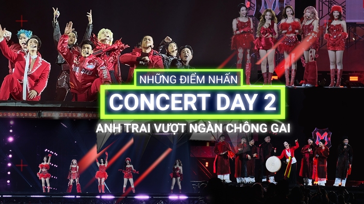 Những điểm nhấn bùng nổ của concert Day 2 'Anh trai vượt ngàn chông gai'