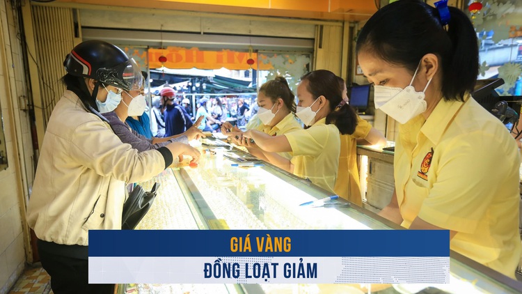 Biến động vàng ngày 24.12: Giá vàng đồng loạt giảm