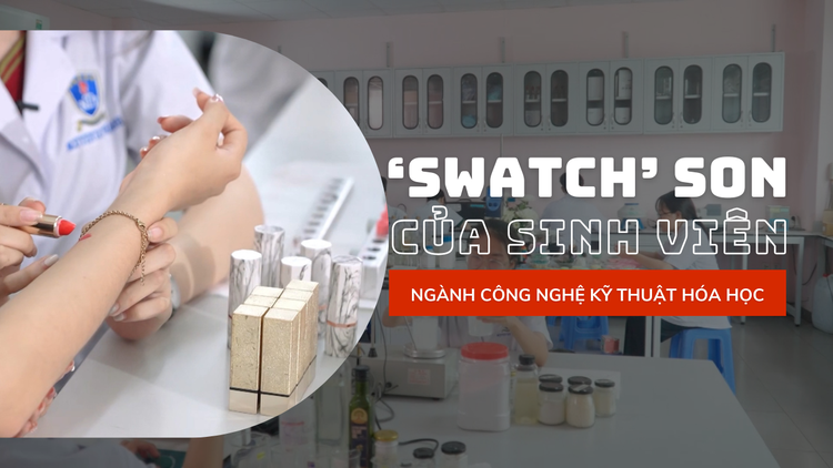 Khám phá nơi điều chế mỹ phẩm của sinh viên ngành Công nghệ Kỹ thuật Hóa học