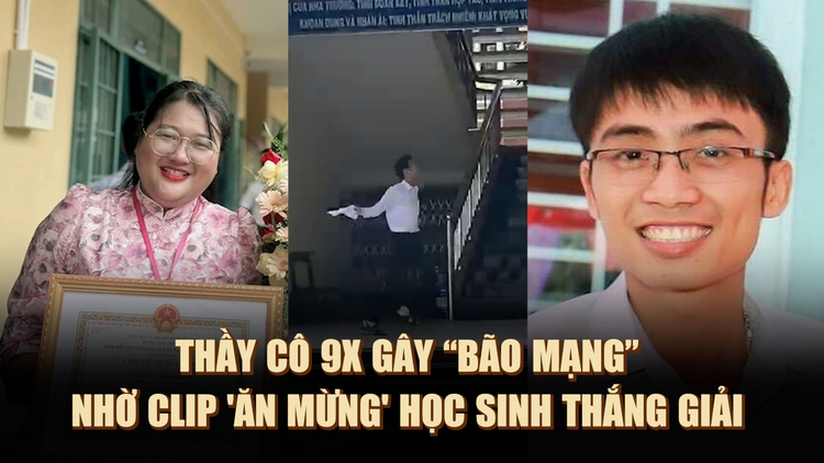 Gặp thầy cô 9X vùng núi gây bão mạng xã hội nhờ clip ăn mừng học sinh thắng giải