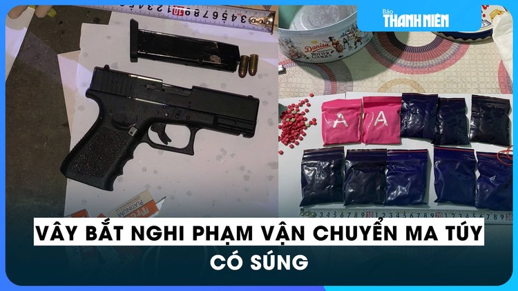 Công an Quảng Trị vây bắt nghi phạm vận chuyển ma túy, có súng trong đêm