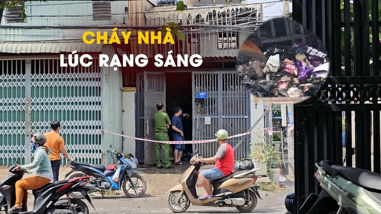 Hoảng loạn vì tưởng nhà cháy, hóa ra lửa bùng từ nhà hàng xóm