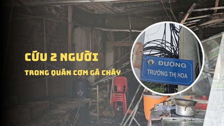 Quán cơm gà cháy tan hoang dù chưa kịp bật bếp