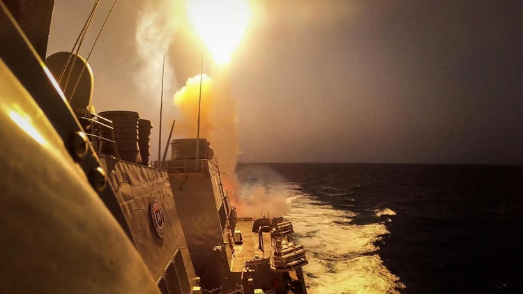 Tàu lặn không người lái của Houthi lần đầu tiên bị Mỹ đánh chặn