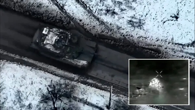Xe tăng M1 Abrams lần đầu tham chiến ở Ukraine