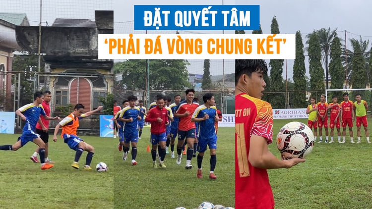 Tập luyện 'chấp' mưa gió, 3 đội sinh viên Đà Nẵng quyết tâm phải đá vòng chung kết