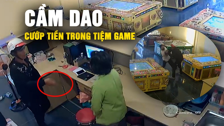 Xác định nghi phạm cầm dao cướp 25 triệu trong tiệm game ở Phan Thiết