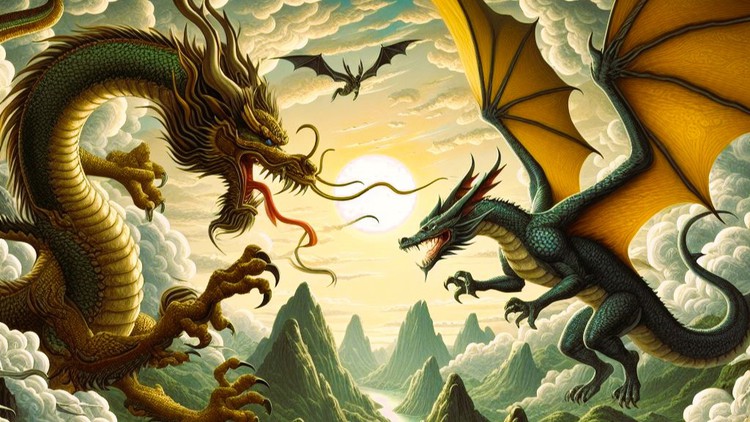 Bên thần bên quái: Rồng phương Đông khác gì rồng phương Tây?