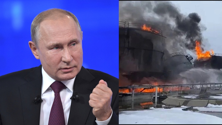 Đất Nga bị tấn công giữa bầu cử, ông Putin nói Ukraine sẽ bị trừng phạt