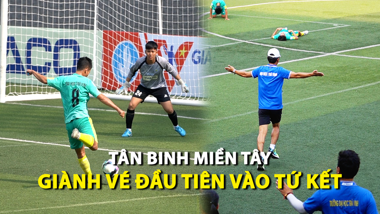 Tân binh miền Tây giành vé đầu tiên vào tứ kết TNSV THACO Cup: 'Chúng tôi quá bất ngờ'