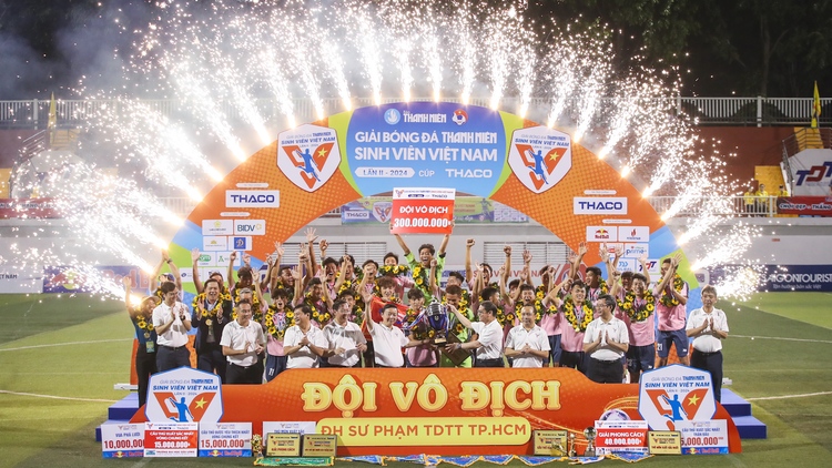 Nhìn lại hành trình giải bóng đá Thanh Niên sinh viên Việt Nam mùa 2: Những dấu ấn đẹp