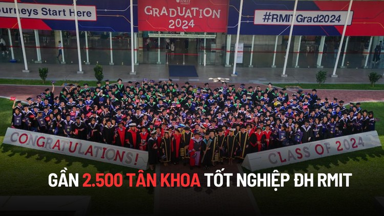 Gần 2.500 tân khoa tốt nghiệp ĐH RMIT