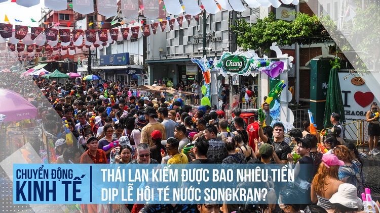 Thái Lan thu được bao nhiêu tiền từ lễ hội té nước Songkran?