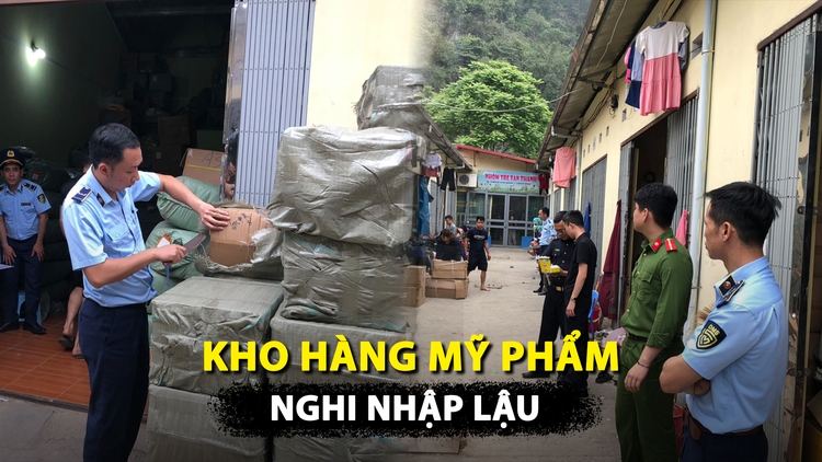 Cận cảnh 2 kho hàng 40.000 sản phẩm nghi nhập lậu ở Lạng Sơn