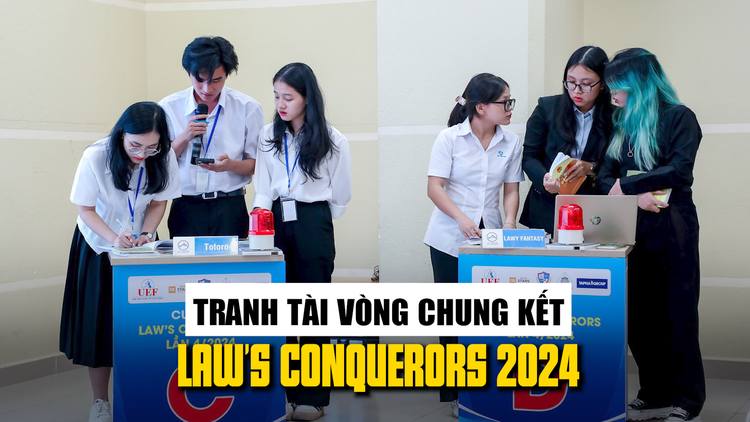 Sinh viên 12 trường đại học tranh tài tại vòng chung kết Law’s Conquerors 2024 