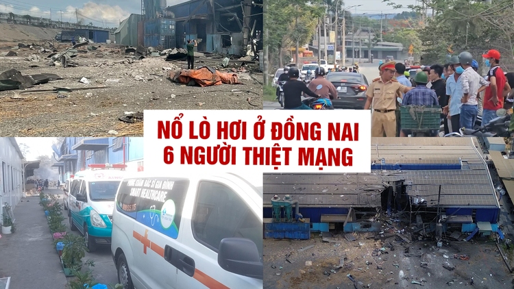 Nổ lò hơi tại công ty gỗ ở Đồng Nai, 6 người thiệt mạng tại chỗ