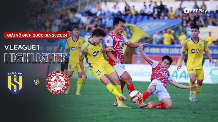 Highlight CLB Sông Lam Nghệ An 0-0 CLB TP.HCM | Vòng 18 V-League 2023-2024