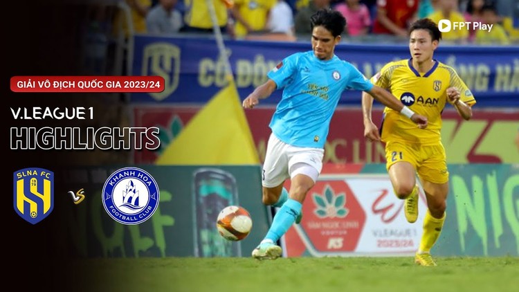 Highlight CLB Sông Lam Nghệ An 2-1 CLB Khánh Hòa | Vòng 19 V-League 2023-2024