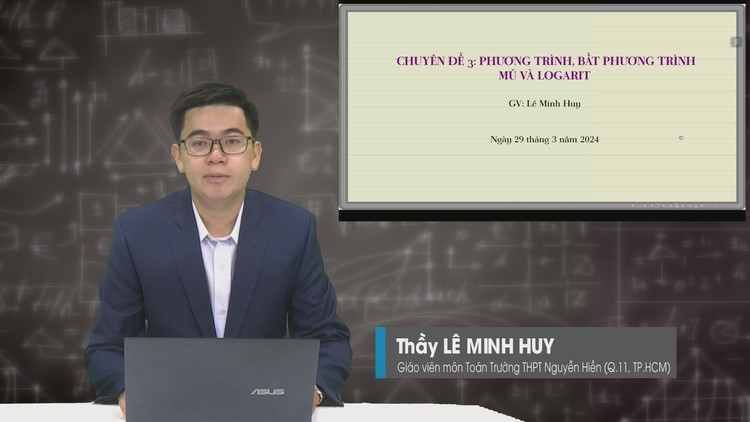 BÍ QUYẾT ÔN THI THPT 2024 | Môn Toán | Chuyên đề 3 | Phương trình, bất phương trình, mũ và lorgarit