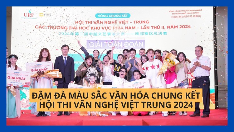 Đậm đà màu sắc văn hóa tại đêm chung kết hội thi văn nghệ Việt - Trung 2024