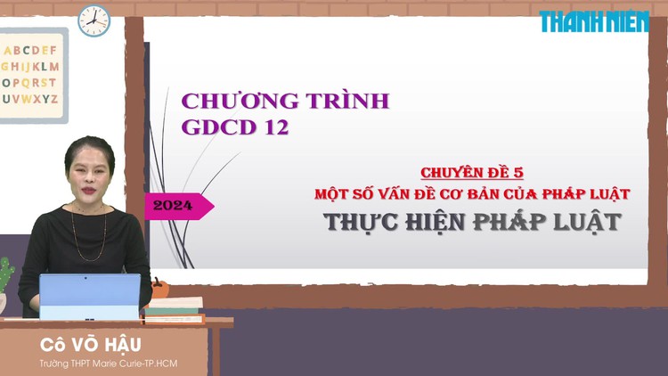 BÍ QUYẾT ÔN THI THPT 2024 | Môn GDCD | Chuyên đề 5 | Một số vấn đề cơ bản của Pháp luật