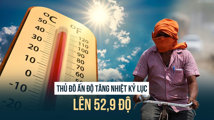 Nhiệt độ tăng kỷ lục, thủ đô Ấn Độ trước nguy cơ thiếu nước