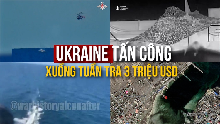 Xuồng tự sát Ukraine mang tên lửa đối không tấn công Crimea, trực thăng Nga chặn đánh