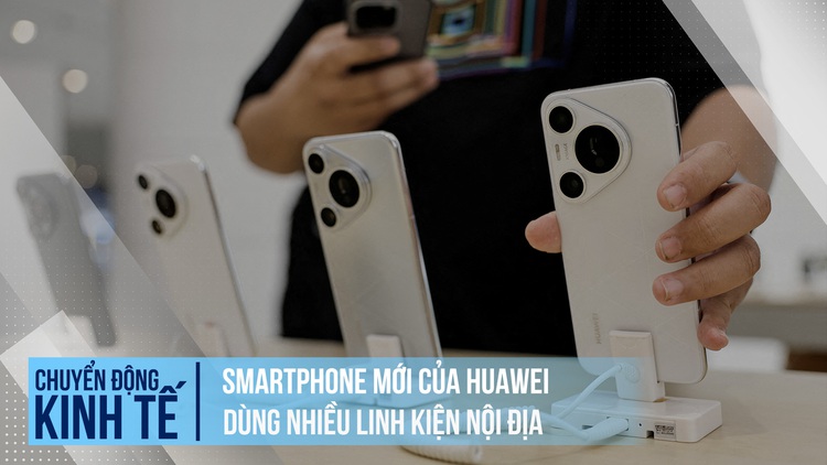Smartphone Huawei mới Pura 70 dùng nhiều linh kiện nội địa