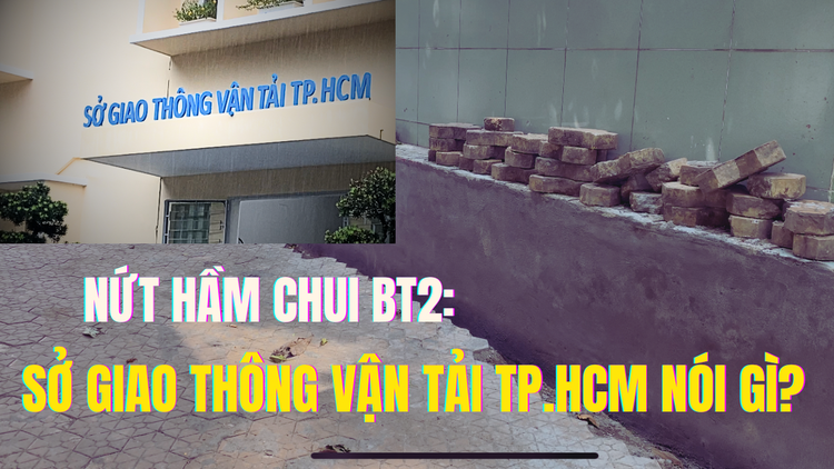 Nứt hầm chui BT2: Sở Giao thông vận tải TP.HCM đã khẩn trương khắc phục