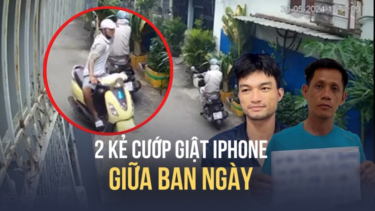 Bắt nhanh 2 kẻ cướp giật iPhone giữa ban ngày ở Gò Vấp