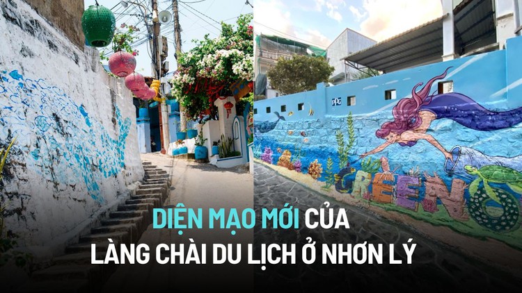 Diện mạo mới của làng chài du lịch ở Nhơn Lý: Hút khách nhờ bích họa