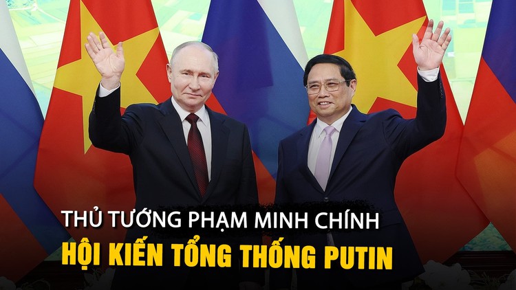 Thủ tướng Phạm Minh Chính hội kiến Tổng thống Nga Vladimir Putin