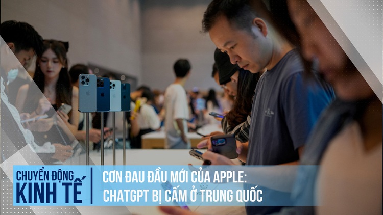 Cơn đau đầu mới của Apple: ChatGPT bị cấm ở Trung Quốc