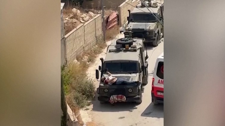 Mỹ nói hành động trói người vào xe của lính Israel là 'không thể chấp nhận'