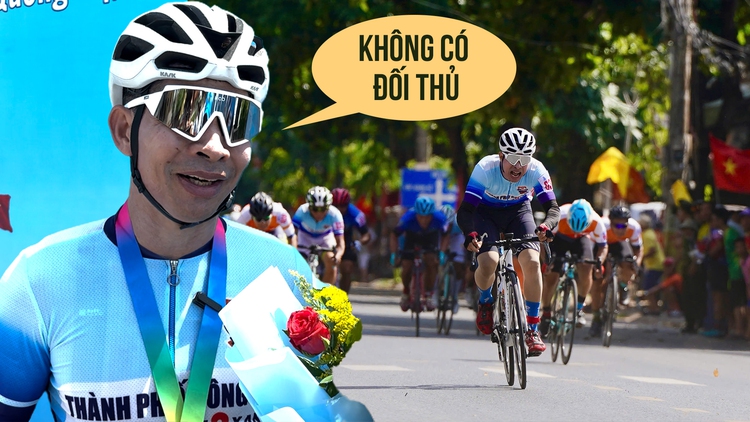 Nhà vô địch nam U50 giải xe đạp Điểm đến hòa bình: 'Mình đạp 70 km mỗi ngày'