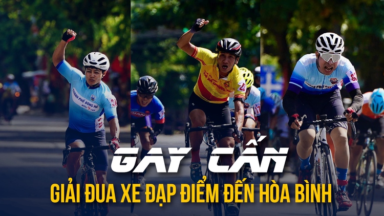 Gay cấn giải đua xe đạp Điểm đến hòa bình: Những vòng quay tuyệt đẹp