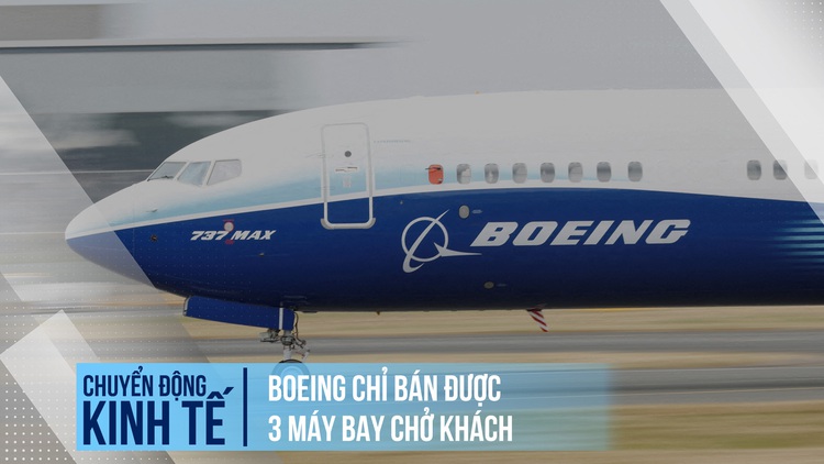 Boeing chỉ bán được 3 máy bay chở khách trong tháng 6