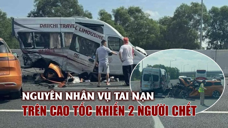 Nguyên nhân vụ tai nạn trên cao tốc Hà Nội - Hải Phòng khiến 2 người chết