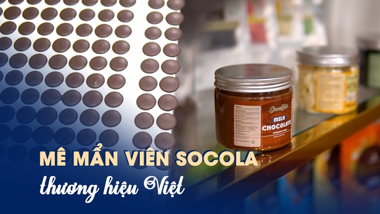 Mê mẩn viên Socola thương hiệu Việt bọc hạt vị trái cây