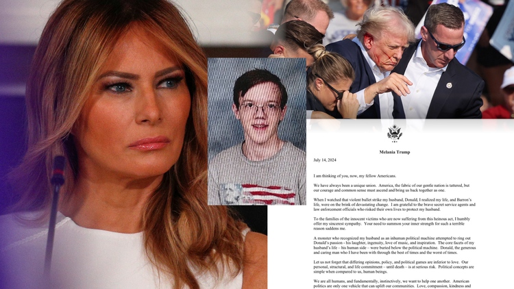 Phu nhân Melania Trump nói gì sau khi cựu Tổng thống Trump bị bắn?