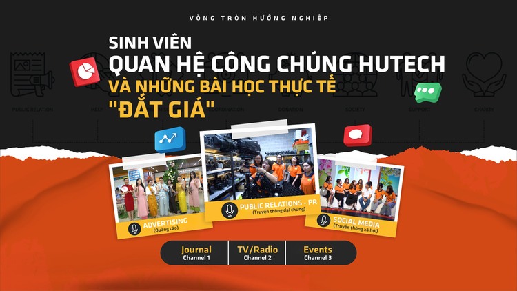 Sinh viên PR HUTECH và những bài học đắt giá | VÒNG TRÒN HƯỚNG NGHIỆP mùa 2