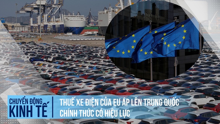 Xe điện Trung Quốc chính thức chịu thuế bổ sung của EU