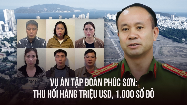 Vụ án Tập đoàn Phúc Sơn: Thu hồi 2 triệu USD, 1.000 sổ đỏ, 500 lượng vàng